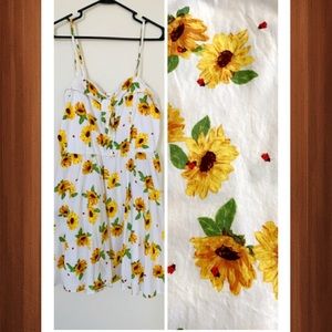 Bailey Blue Sunflower Dress